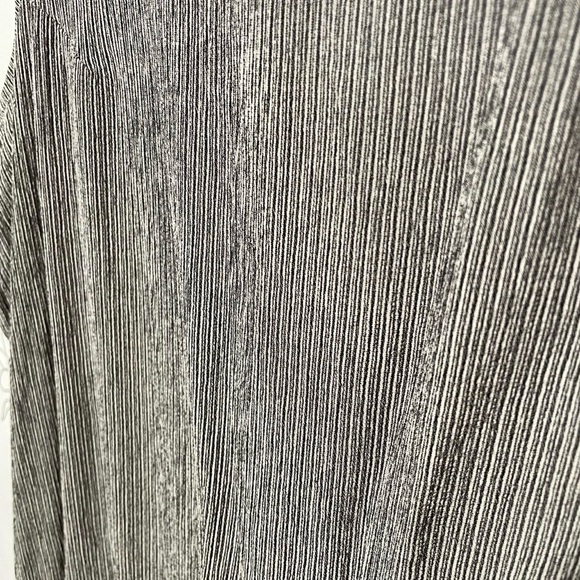 Vintage 90s Classic Black and White Striped Dress VALERIE STEVENS - Picture 2 of 4